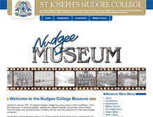 Tablet Screenshot of museum.nudgee.com